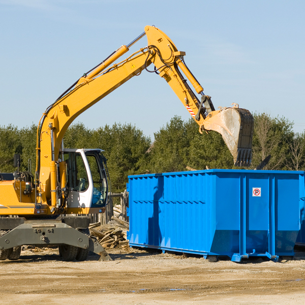 how many times can i have a residential dumpster rental emptied in Goodwell OK